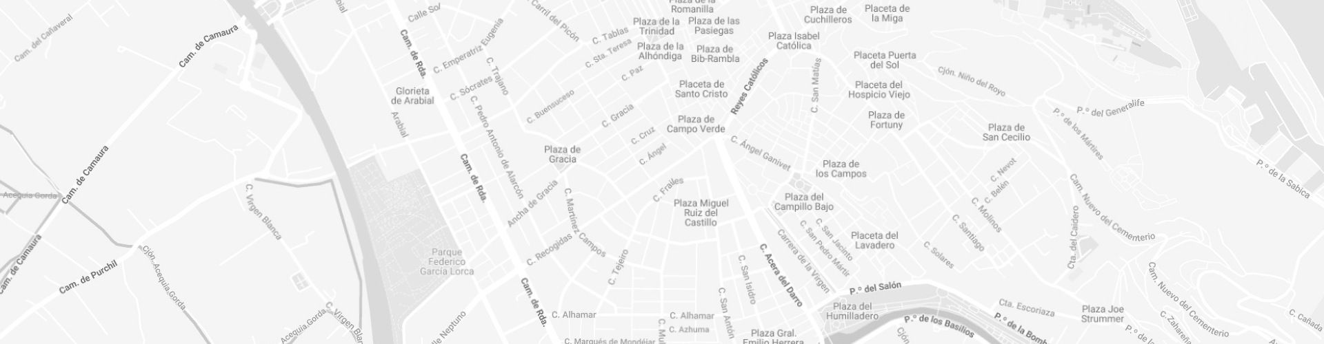 Mapa guía para llegar al despacho de García Villalobos en Granada